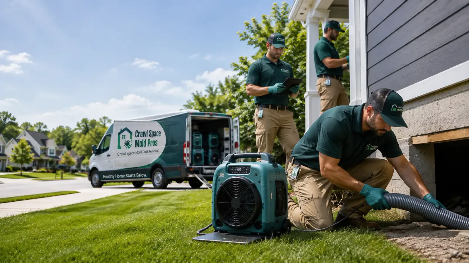 Crawl Space Mold Removal in Greenleaf, WI
